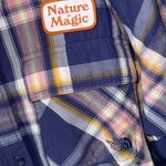 The North Face  shirt NEW large Flannel Camp Shirt Nature Magic Purple Plaid Photo 5