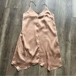 Urban Outfitters NWT Satin Tie Back Slip Dress Bronze Size Small Photo 6