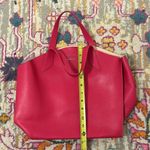 Furla  Yucca Saffiano Leather Unstructured Tote in Fuchsia Pink Photo 13
