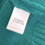 St. John Turquoise Wool Blend Sleeveless Scoop Neck Sweater Tank Size M Photo 2