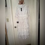 Lulu's White Floral Ruffle Long Sleeve Dress Photo 7
