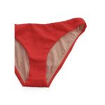 J.Crew NWT Retro Scrunchie Low Rise Hipster Bikini Swim Bottom XL Red Scarlet Photo 3