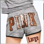 PINK - Victoria's Secret Rare VS PINK bling varsity shorts Photo 1