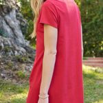 Frank & Eileen Lauren polo dress Red Sz Medium Heritage Jersey Classic Chic Photo 1