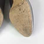 LK Bennett L. K. Bennett Size 7.5 black platform heels Suede black silver 4" Photo 7