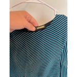 Rebecca Minkoff  Medium Vivien Pleated Gathered Mini sheath dress Teal Black​​​​ Photo 5