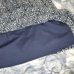 NWT Kojooin Ruffle Mock Neck Long Sleeve Floral Pleated Flowy Mini Dress Sz XXL Blue Photo 7