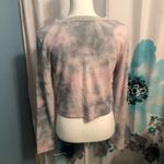 American Eagle AE cropped lace tie dye top Photo 1