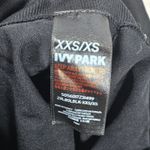 Ivy Park  Black Compression‎ Seamless Cropped Leggings Cutout Design XXS Photo 3