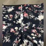 Lane Bryant  The Allie Navy Blue Multicolor Floral Ruffle Cropped Pants Sz 14‎ Photo 11