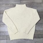 Madewell  Cream Mock Neck Knit Cozy Sweater Photo 2