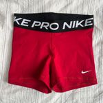 Nike Red  Pro Spandex Women’s 3” Shorts Photo 0