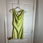 Revolve SNDYS Rosanna Mini Dress in Lime Photo 3