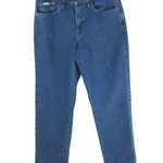 Riders By Lee Lee Rider Mom Jeans High Rise Straight Leg Cotton Blend Medium Wash 6P Photo 0
