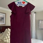 She & Sky  Burgundy Suede Romper NWT Photo 2