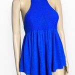 Free People   Royal Blue Road Trip Tank Top SP Photo 4