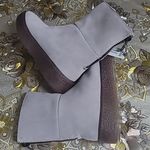 COUGAR Womens Button waterproof Mushroom Suede boots size 8 Brown Photo 5