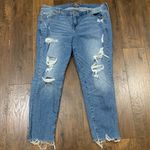 Torrid  Crop Boyfriend Straight Vintage Stretch Mid-Rise Jeans Photo 1