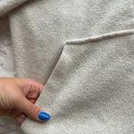 Oversized Fleece Jacket White Size L Photo 4