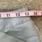 PaperMoon  Womens Flat Front High-Rise Straight Leg Cargo Pants‎ Gray Sheen Small Photo 6