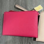 Michael Kors Jet Set Travel Trio 3 in 1 Wristlet in Nude/Magenta Pink/Red NWT Photo 3