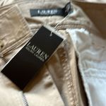 Ralph Lauren NWT Lauren Rhoswen pleated ankle trousers Tan Scout Photo 7