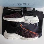 Prada Logo Speckled Lace Up Sneakers Photo 5