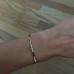 Handmade adjustable Bracelet beads minimalist boho bohemian style for summer beach comfortable for daily wear Photo 2