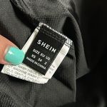 SheIn cinched side holographic skirt Photo 4