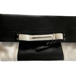 Clarks’s Leather Black and White Clutch Bag NWOT Photo 0