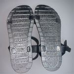 Joan Vass Women's Silver Strappy Sandals Size 7 Rhinestone Embellished Photo 6