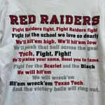 Jansport Texas Tech University Red Raiders fight song long sleeve T-shirt Photo 6