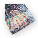 new Ostwald Helgason ➤ Edgy Silk Rip Print Dress ➤ Asymmetrical Sleeves ➤ Color Pink Size XS Photo 4