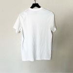 J.Crew Factory Top Womens USA Swimming Graphic T-Shirt White 100% Cotton Small Photo 4