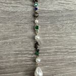 Betsey Johnson CRUISE CONTROL BLING AND SEAHORSE AND FAUX PEARLS Y NECKLACE Photo 1