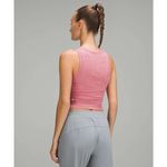 Lululemon License to Train Tight-Fit Tank Top Heathered Vintage Rose Size 4 Photo 1