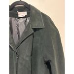 Vintage Count Romi ultra suede long coat black size 8 flaw on pocket Photo 1