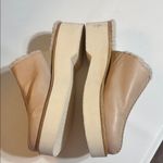 Vince Cream Shearling Lined Mules Photo 3