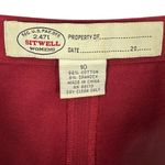 Anthropologie Vintage Y2K  Sitwell Maroon Red Knee Length Skirt Size 10 Photo 4
