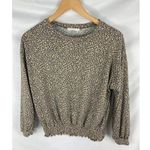 Lush Clothing Lush Animal Print Cinch Bottom Blouse Size Small Photo 0