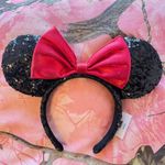 Disney minnie mouse  land sequin mickey bow ears headband Photo 5