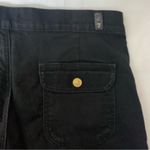 7 For All Mankind women's size 30 Black Flare Denim Jeans Photo 8
