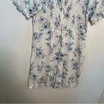 Lottie Moss Mini Dress White Blue Floral Photo 8