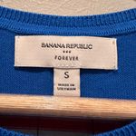 Banana Republic Blue White Striped Forever Sleeveless Sweater Shell Small NWT Photo 3