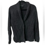 Revolve Elena Solano 100% Pure Cashmere Dark Grey Button Sweater Longsleeve Size L Photo 6