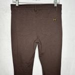 Michael Kors  Women's Brown Stretch Knit Structured Pants Sz 4 (30x29) Photo 4