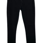 Rag and Bone Flat Front High Rise Pull-on Elastic Waist Black Denim Jeans Photo 0