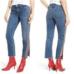 Hudson Jeans Hudson Relaxed Straight Straight Jeans Luxe Riley Crop Denim Women 25 Button Fly Photo 14
