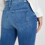 Mother Denim The Mid Rise Dazzler Ankle 25 Blue Photo 1