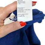 Bobo Choses Nautical Anchor Bi Color Striped Colorblock Knitted Sweater Dress Blue Photo 9